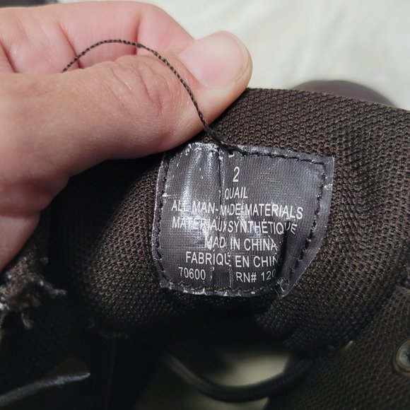 Eddie Bauer Side Zip Boots Lace-Up Brown Classic Casual Preppy Kids Shoes 2 - Picture 6 of 8